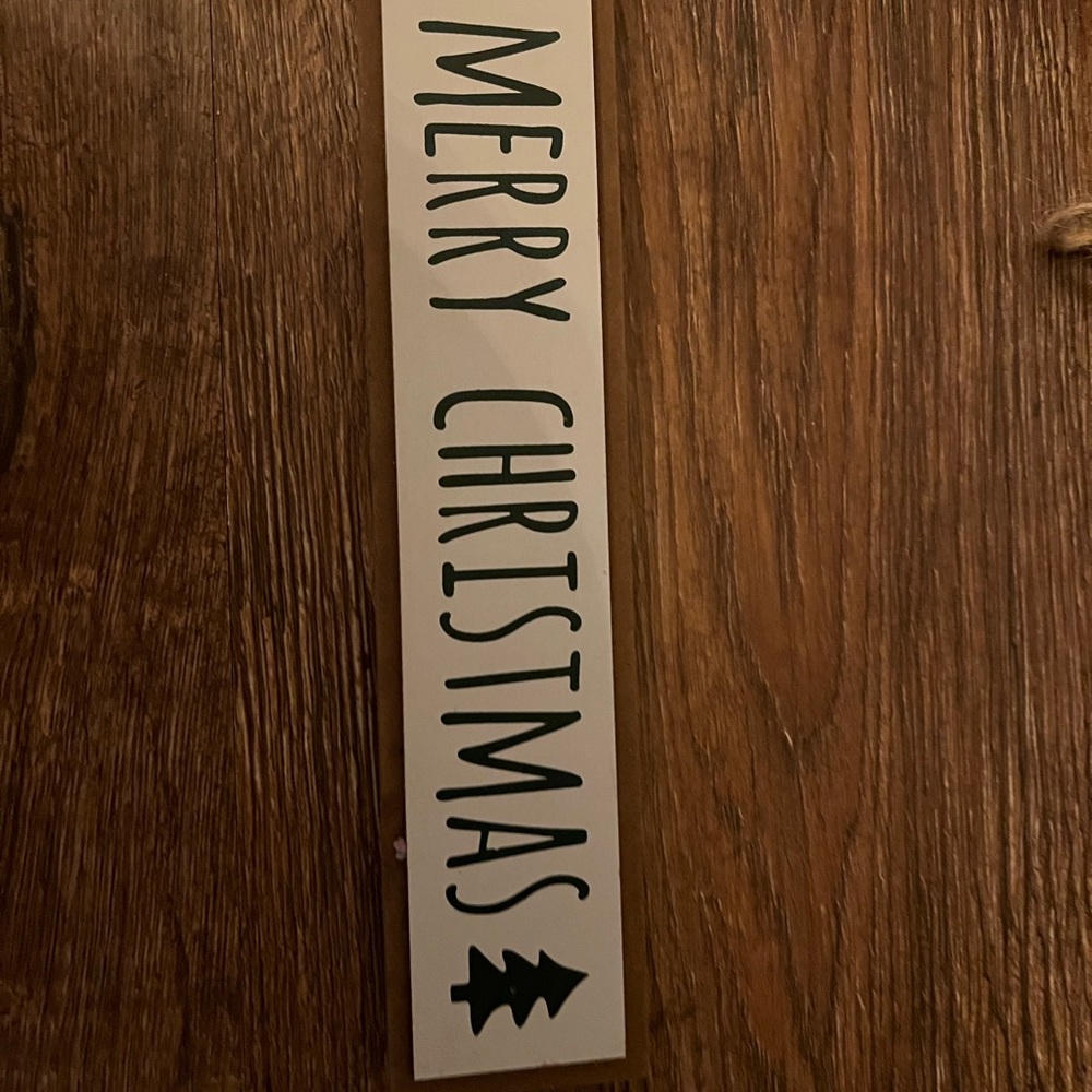 Sign Christmas Decor tiered tray New
